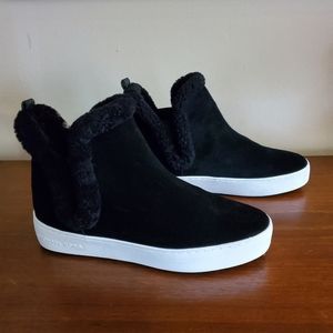 COPY - Michael Kors Ashlyn Suede Shearling Platfo…